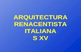 Arquitectura renacimiento italiano s. xv