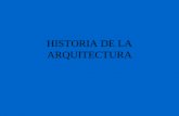 H istoria de la arquitectura