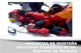 Urgencias en montaña   afecciones especificas de los deportes de montaña   PARTE I