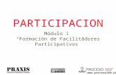 PARTICIPACIÓN: Formación de Facilitadores Participativos 2013