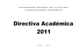 Directiva academica-2011