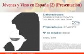 Estudio "Jóvenes y vino" del Observatorio Español del Mercado del Vino