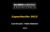 Capacitación Balseiro Marketing 2012