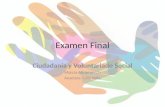 Examen Final: Ciudadanía y Voluntariado Social