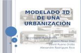 Modelado Urbanización 3D Max