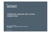 Aspectos Legales Cloud Computing