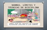 Normas, límites y técnicas de disciplina