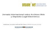 Ondarenet: el archivo web del País Vasco