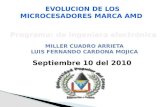 EVOLUCION DE LOS MICROCESADORES MARCA AMD