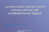 La ExclusióN Social Como Consecuencia Del Analfabetismo Digital