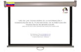 Uso de las Tecnologías de la Información y Comunicación en el Plan Nacional de Alfabetización Tecnológica en Misión Sucre.