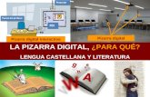 La pizarra digital en la clase de Lengua Castellana y Literatura, ¿para qué?