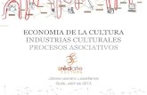 Economia e Industrias culturales - procesos asociativos - Juliana Barrero - Quito