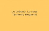 Sistema Urbano y Rural.