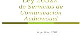 Ley de Servicios de Comunicación Audiovisual
