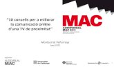 10 consells Mercat Audiovisual de Catalunya