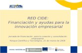 PresentacióN Red Cide 2009 FinanciacióN Empresas