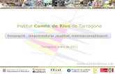 Presentació Institut COMTE DE RIUS 2011