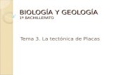 Biología y geología Tema 3. tectónica de placas