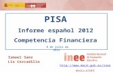 Congreso PISA Finanzas para la vida. 9 de julio, primera sesión de la mañana