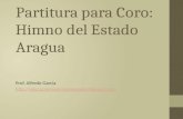 Partitura Himno del Estado Aragua