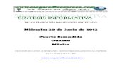 Sintesis informativa 20 06 2012