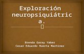 Exploración neuropsiquiátrica