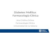 Diabetes Mellitus Farmacologia Clínica
