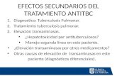 Efectos de la terapia antitbc