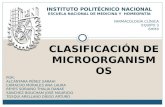 Clasif. de microorganismos