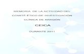Memoria CEICA 2011