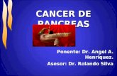 Cancer de páncreas Ángel Henriquez