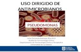 Uso dirigido de antimicrobianos tratamiento pseduomonas spp multisensible