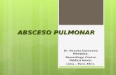ABSCESO PULMONAR.DR CASANOVA
