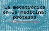 La mecatronica en la medicina