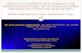 Hiperplasia miointimal valor del cilostazol, congreso argentino cirugia, dr sanguinetti