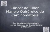 MANEJO QUIRURGICO DEL CANCER DE COLON CON  CARCINOMATOSIS