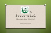 Lógica secuencial asignatura electrónica digital para ingeniería electromecánica