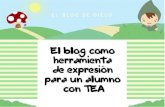 El blog como herramienta de expresión para un alumno con TEA