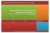 Glosario de Términos Epidemiologicos.