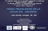Temas prevalentes en la salud del anciano - Dr. Jauregui