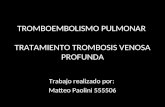 Tromboembolismo pulmonar, TVP
