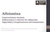 Hemoderivados (III): Albúmina