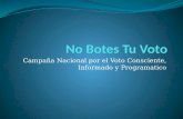 No botes tu Voto - Paraguay