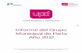 Informe anual 2012 grupo municipal