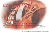 Norma Oficial Mexicana  030, Hipertension Arterial Sistemica 2009