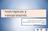 SEMINARIO Inotropicos y vasopresores 2013