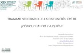 Tratamiento diario de la Disfunción Eréctil. Sociedad Española de Medicina General Santander 2012