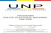 Programa Electoral Unp 2009