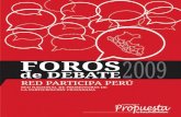 Foro debate 2009